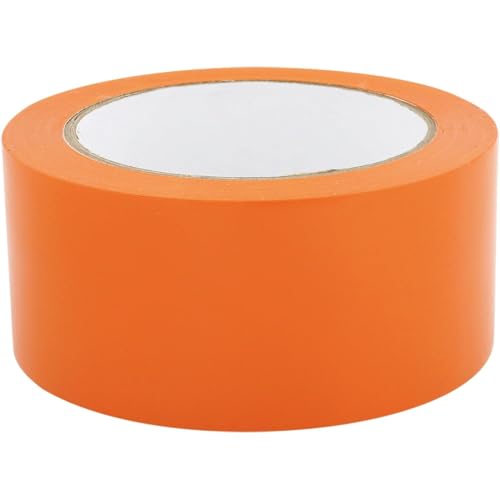 anytools.de 10x Klebeband PVC 50mm x 33m orange rückstandsfrei von anytools.de