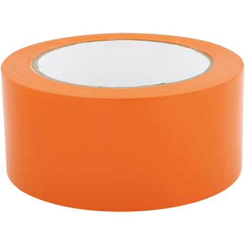 anytools.de Klebeband PVC 50mm x 33m orange rückstandsfrei von anytools.de