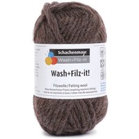 Filzwolle Wash + Filz-it - Grizzly, Farbe 33 von Schachenmayr