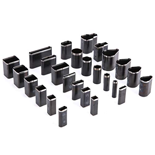 26pcs Multi -Form -Leder -Loch -Loch -Punchschneider -Werkzeug -Set für -Handwerk von aqxreight