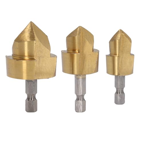 3 PCs Set PPR Hifting Drill Bit 1/4 Zoll Hex Shank Water Rohr Expansion Drill Puncher Loch Opener Expander von aqxreight