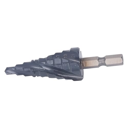 M35 Kobaltbohrer Bit 9 Stufen 4 Spiralflöten Bit für Färbungstahl und Hartmetall 5? 21mm 1/4 I Shank Step Drill Bitspiral Flöte Stufe Drill Bitm35 Cobalt Drill Bit9 Stufen Drill von aqxreight