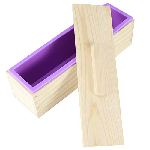 Purple Multifunktions -DIY -Verstellbares Handgemachte Seifenschneiderform -Drahtmaschine aus Natürlichen Bambseife Moldsoap Cuttersoap Schnitt von aqxreight