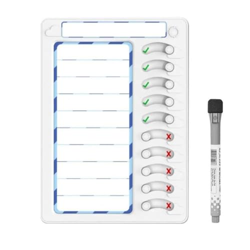 Aufgabendiagramm für Kinder, trocken abwischbar, Aufgabendiagramm, Checkliste, Routinediagramm für die Routineplanung zu Hause von arenmi