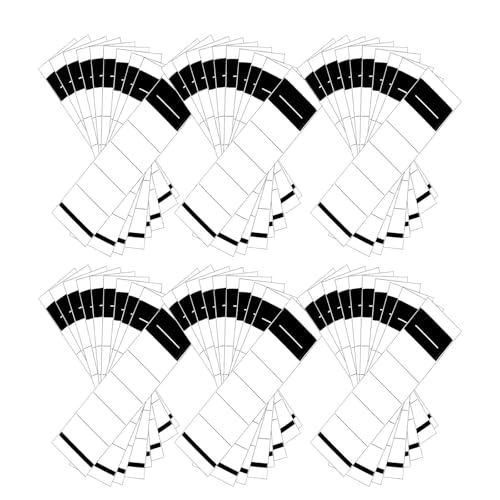 Ordnerrücken-Aufkleber, leicht zu schreiben, selbstklebend, Ordnerrücken-Aufkleber, 5,4 x 19 cm, 3,6 x 19 cm, für Bürobedarf, 100 Stück von arenmi