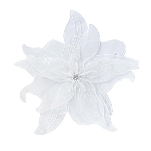 arenmi Auffällige übergroße Blume für Kleidung, Mützen, Nähen, Flicken, Schal, Hochzeitskleid, Dekor, Zubehör von arenmi