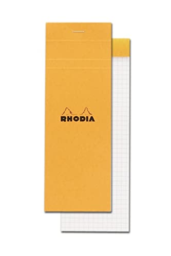 RHODIA Notizblock No 8 74 x 210 mm kariert orange von arguydal