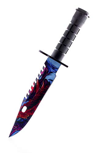 ariknives - Bajonett Knife Counter Skin Knife CS GO Strike Messe Jagdmesser taktisches Überlebens Camping Werkzeug Bayonet (Hyperbeast) von ariknives