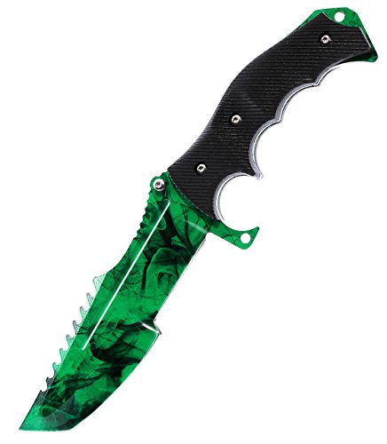 ariknives - Huntsman Knife Counter Skin Knife CS GO Strike Messe Jagdmesser taktisches Überlebens Camping Werkzeug (Gamma Doppler) von ariknives