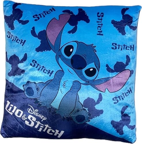 arlis Disney Stitch Kissen 38 cm (Stitch Kissen blau) von arlis