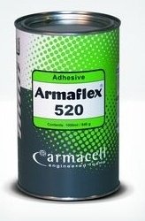 Armacell Kleber Armaflex 520 2,5 l Dose ADH520/2,5E (Metall, Epoxidharz, Flüssig, weiß, hochviskos) von armacell