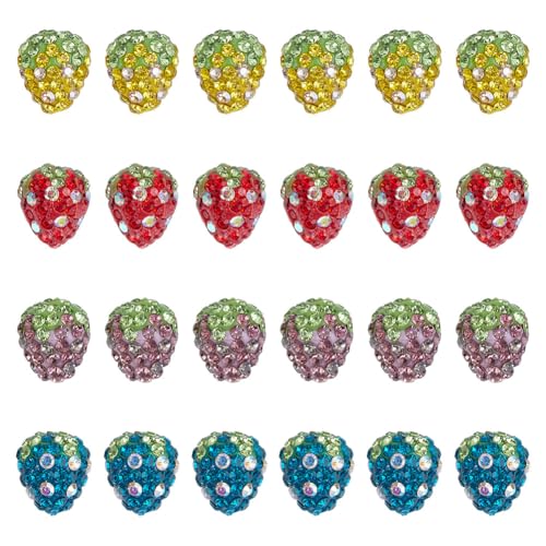 arricraft 24 Stück Erdbeer Strassperlen Der Güteklasse A 4 Farbe 14x13mm 3D Frucht Kaugummi Perlen Pflaster Diskokugel Perlen Polymer Ton Kristallperlen Für Armband Halskette Frühlings arricraft 24 Stück Erdbeer Strassperlen Der Güteklasse A 4 Farbe 14x13mm 3D Frucht Kaugummi Perlen Pflaster Diskokugel Perlen Polymer Ton Kristallperlen Für Armband Halskette Frühlings von arricraft