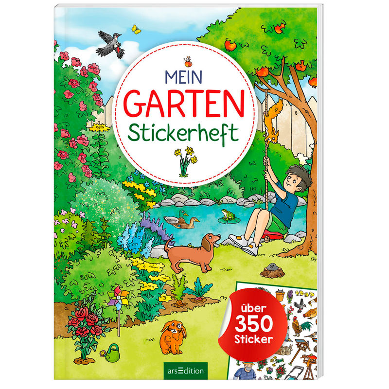 Mein Garten-Stickerheft, Kartoniert (TB) von ars edition