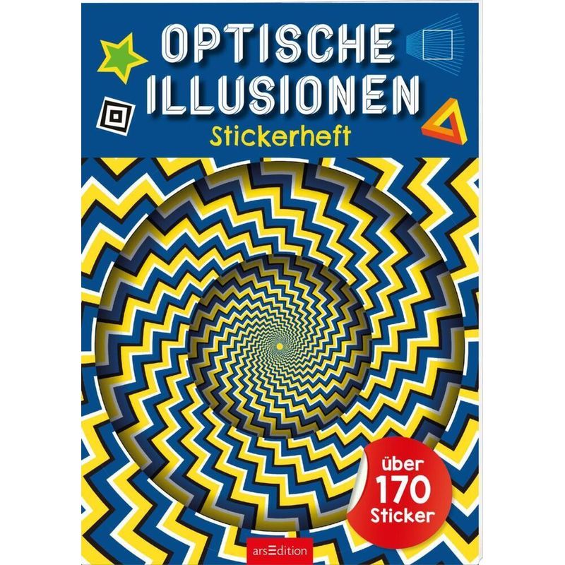 Optische Illusionen Stickerheft, Kartoniert (TB) von ars edition