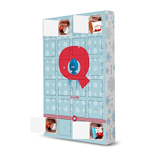 artboxONE Adventskalender mit Produkten von Kinder® Q wie Qualle Adventskalender Für Kinder von artboxONE