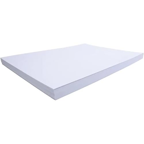 artdee® Bastelkarton – DIN A2 (42 x 60 cm) / 180 g/m² / Weiß – Tonpapier für Jedermann – Buntpapier zum Basteln – für grenzenlose Gestaltungs- und Bastelmöglichkeiten von artdee