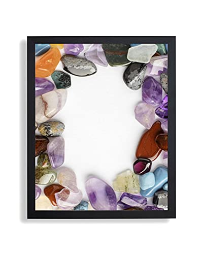 arte-tuo Bilderrahmen Opal N | 45x60 cm | Schwarz matt | klares Kunstglas | Poster Puzzle Diamond Painting Drucke von arte-tuo