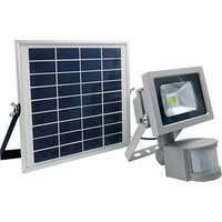 as-Schwabe LED-Außenleuchte mit Bewegungsmelder Solarline, silber 10 Watt von as-Schwabe