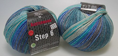 Austermann Step 6 Scotland Colours Fb. 682 dicke Sockenwolle 6 fädig Strumpfwolle 6-fach von austermann