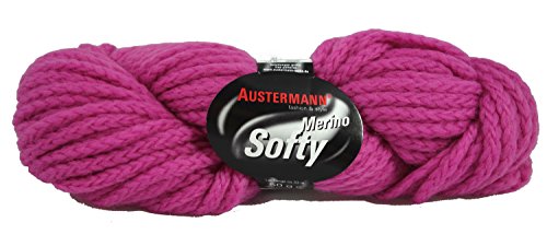 Austermann Wolle SOFTY Merino Fb.22 pink 50g von austermann