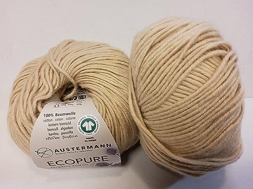 Ecopure Organic Cotton (008 hellbraun) von austermann