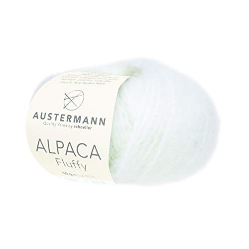 austermann Alpaca Fluffy 01 wollweiß von austermann