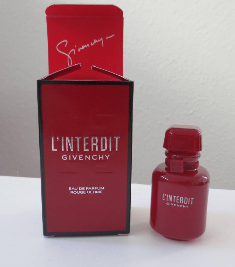 Miniatur-Sammlerstück Von Givenchy L'interdit Rouge Ultimate Eau De Parfum 10 Ml - Mini-Flasche 0, 34 Unzen von austrianneAT