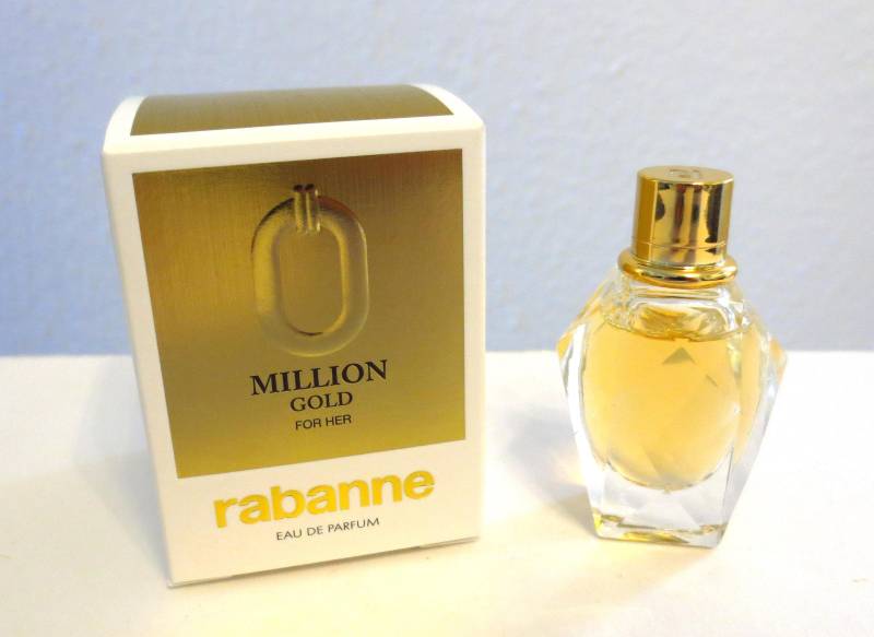 Sammlerstück Im Miniaturformat „Million Gold For Her" Von P. Rabanne, Eau De Parfum Intense, 5 Ml - Mini-Flasche Mit 0, 17 Unzen von austrianneAT