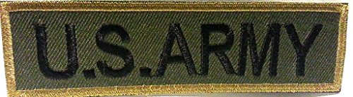 B2SEE Applikation Aufbügler Patches Aufnäher Militär US Army 10,5 x 3cm von B2SEE