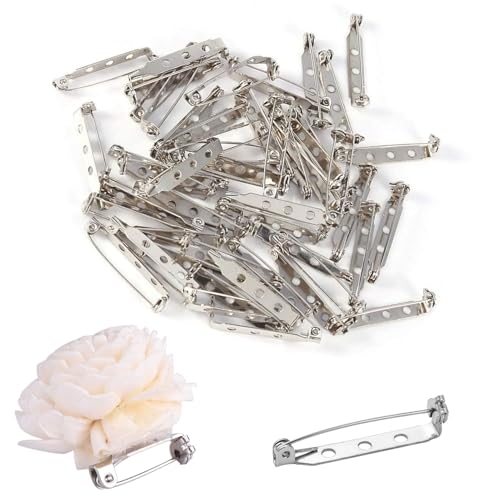 100 Stück Anstecknadel,Broschennadeln,Anstecker,Anstecker Hochzeit,Anstecknadeln,Safety Pins,Anstecknadeln Pins,Brosche-Pins,für Schmuck Handwerk und Handarbeiten,Sicherheitsnadeln(25mm) von banjiabb