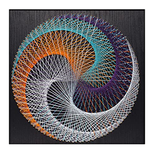 barenx 3D DIY Nail String Art Kit Kunst Handwerk für Erwachsene, geometrisches Muster DIY 3D von barenx