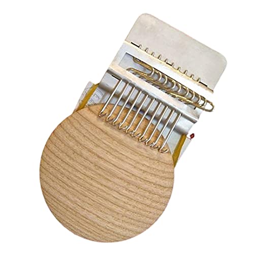 basisago Protable Hölzern Webstuhl DIY Webstuhl Set Einstellbare Websets Mini Webset Speed ​​Weave Type Weave Tool Für Anfänger, Erwachsene Zum Reparieren Von Jeans, Socken von basisago