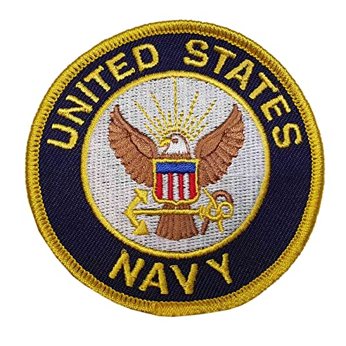 baum-m gmbh Armabzeichen U.S. Navy Aufnäher U.S.A. Patch Abzeichen Ø 80 mm von baum-m gmbh