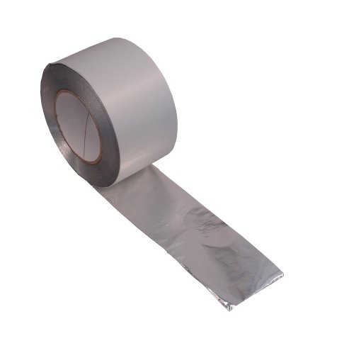 4x Aluminiumklebeband, 75mm x 100m B1 - wasserdichtes Alu-Klebeband zur Isolierung und Abdichtung von baupark24