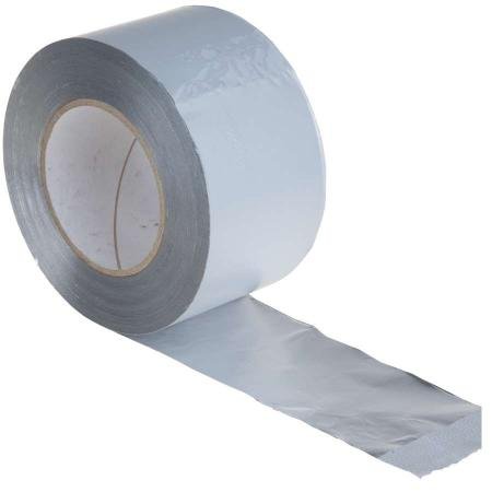 Aluminiumklebeband, 75mm x 100m B1 - wasserdichtes Alu-Klebeband zur Isolierung und Abdichtung von Axppin