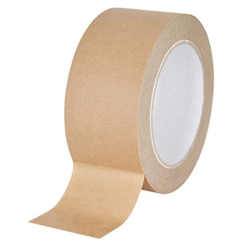 baytronic Papier-Packband Papier Klebeband Packband braun 50m x 50mm, braun von baytronic