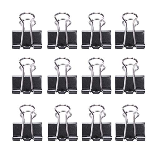 beautyhe Büroklammern Foldback Klammern Bulldog Clips Verschiedene Größe Büro Clips Bulldog Clip Große Papier Clips Foldback Binder Clips Mini Bulldog Clips 15mm von beautyhe