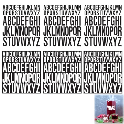 6 Stückebuchstaben Zum Aufkleben, Buchstaben Aufkleber, Aufkleber Buchstaben, Klebebuchstaben, Buchstaben Aufkleber Groß, Sticker Buchstaben, Für Briefkasten Türen Zuhause Büro von beejune