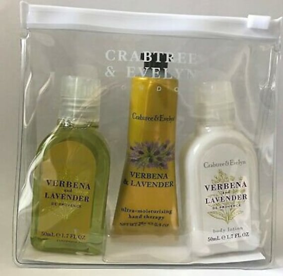 Crabtree Evelyn Eisenkraut Lavendel Handcreme, Lotion, Gel Reise 1, 7 Unzen Jede Mini von belfontantiques