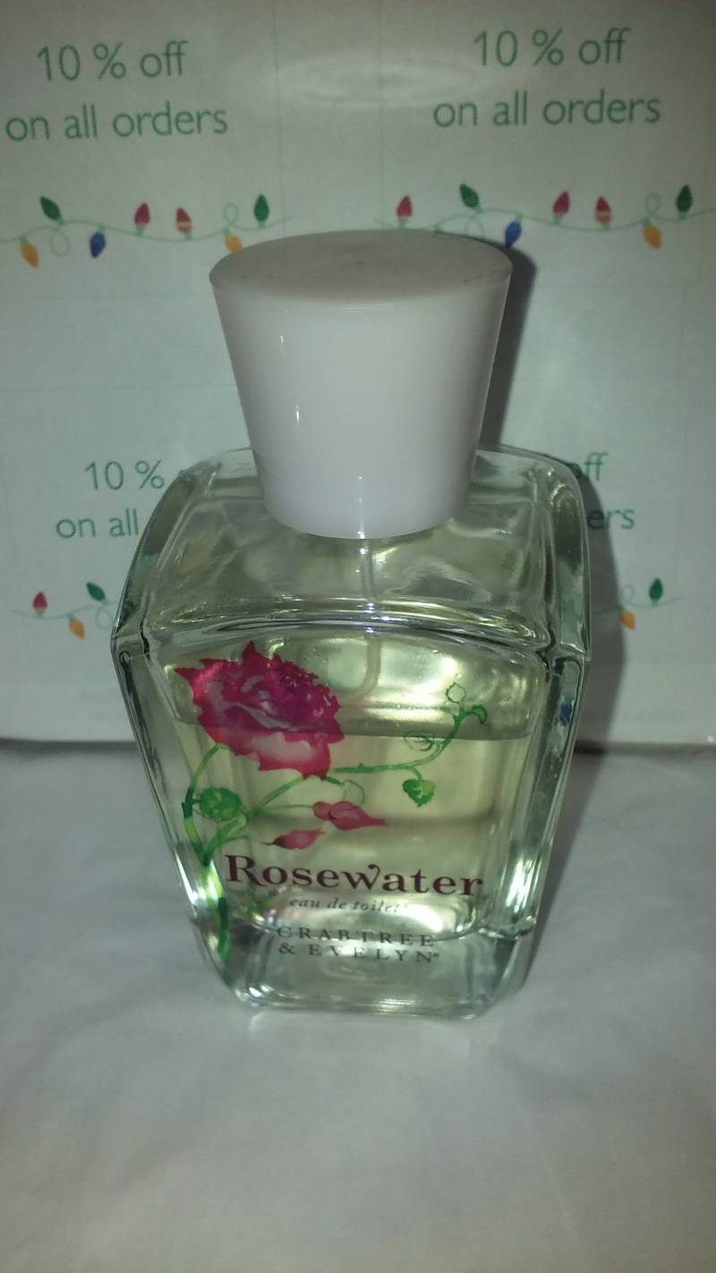 Crabtree Evelyn Rosewater Edt 3, 4 Oz 75 % Voll Keine Box von belfontantiques