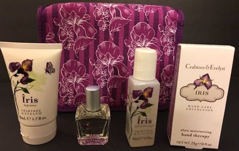 Crabtree Evelyn Iris Edt Set Reisen Keine Tasche von belfontantiques