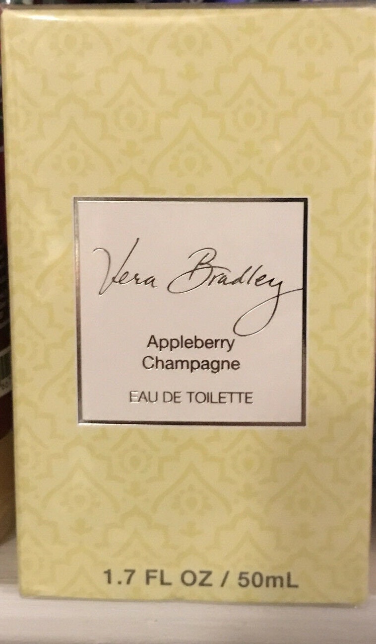 Vera Bradley Appleberry Champagner Eau 1.7 Oz Voll Neu von belfontantiques