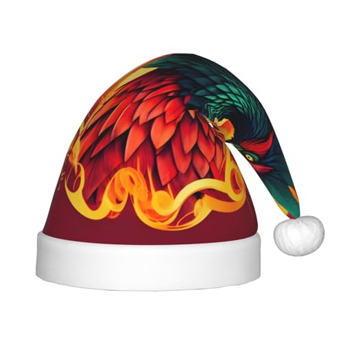 berbo Phoenix Weihnachtsmütze für Kinder, Weihnachtszubehör, weich, warm, für Jungen und Mädchen (4-12 Jahre) von berbo