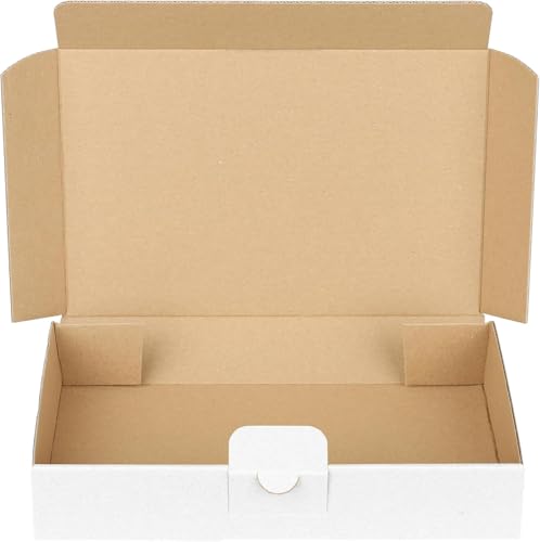 Betterbox 10 Stück Superstarke Versandkartons 240 x 160 x 45 mm DIN A5 MB 3 Versand Von Waren Briefen Paketen Starke Faltschachteln Maxibriefkartons Pappschachtel Pappboxen Schachtel Weiß von betterbox