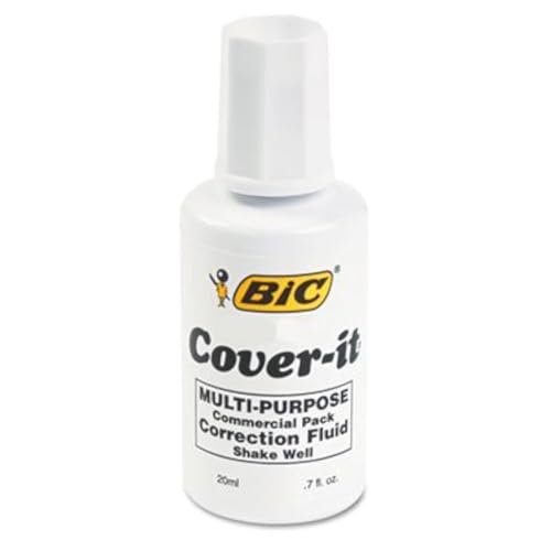 BIC Cover-It Correction Fluid, 20 ml Bottle, White by BIC von BIC