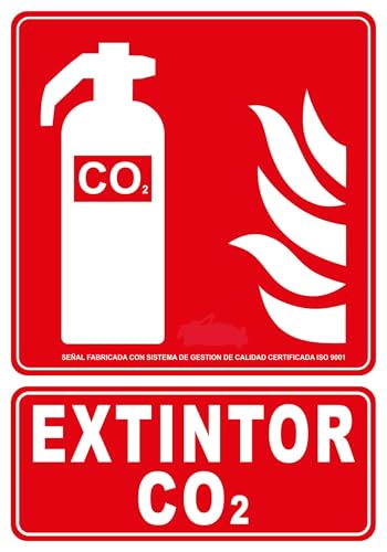 blendend CO2-Feuerlöscherschild aus PVC, wasserdicht und wetterfest, ideal für die Platzierung von Feuerlöschern im Notfall. blendend CO2-Feuerlöscherschild aus PVC, wasserdicht und wetterfest, ideal für die Platzierung von Feuerlöschern im Notfall. von Blendend