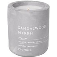 blomus Duftkerze SANDALWOOD MYRRH grau Sandelholz, Myrrhe von blomus