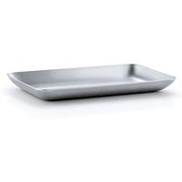 blomus Tablett BASIC silber rechteckig 17,0 x 10,0 cm von blomus