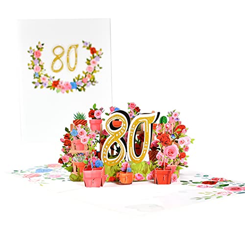 bnsggl 3D Jubiläumskarten Set Dekoratives Kartonzubehör Geburtstag Festival Nachrichtenkarte von bnsggl