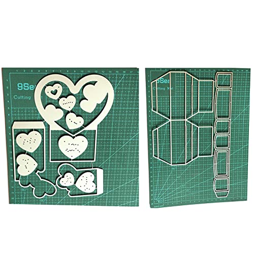 bnsggl Metall Stanzschablone Set, Scrapbooking Prägeschablonen,mit unedlen Metall-Stanzformen, Schablone für Scrapbooking, Albumpapier von bnsggl